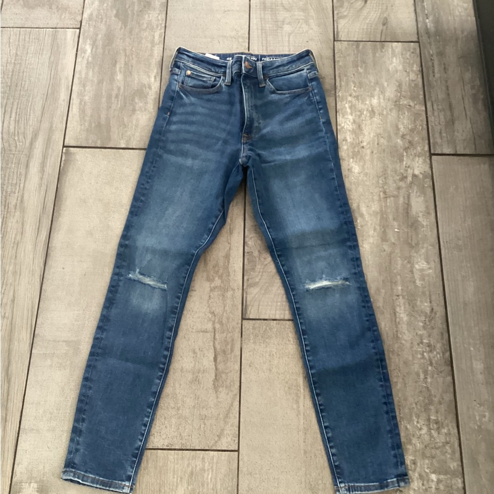 H&M Skinny distress Jeans in Classic Bluesize 5 #38